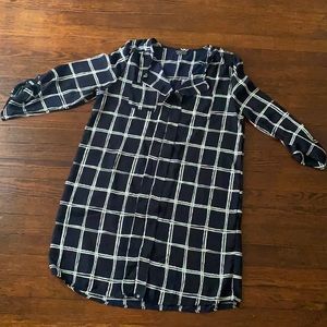 Papermoon Stitch Fix Navy & Cream Dress